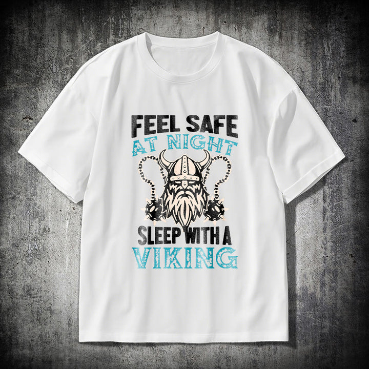 WorldNorse Feel Safe At Night T-shirt - White - 2XL - image 9