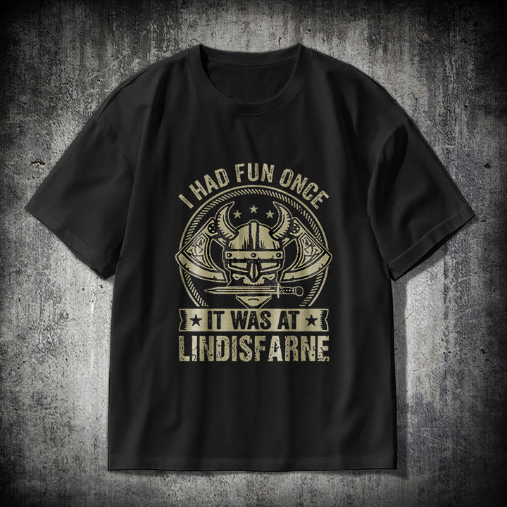 WorldNorse Viking Warrior Fun T-shirt - Black - 2XL - image 0