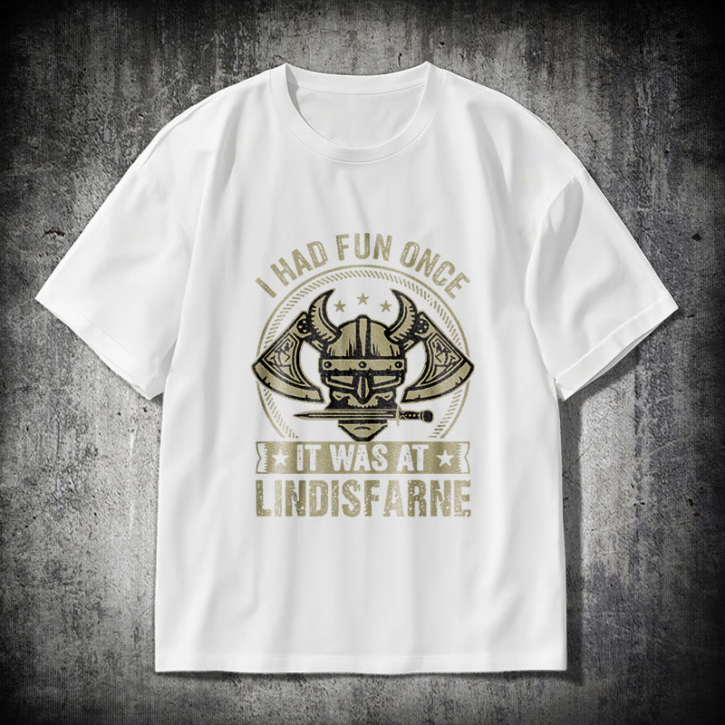 WorldNorse Viking Warrior Fun T-shirt - White - 2XL - image 9