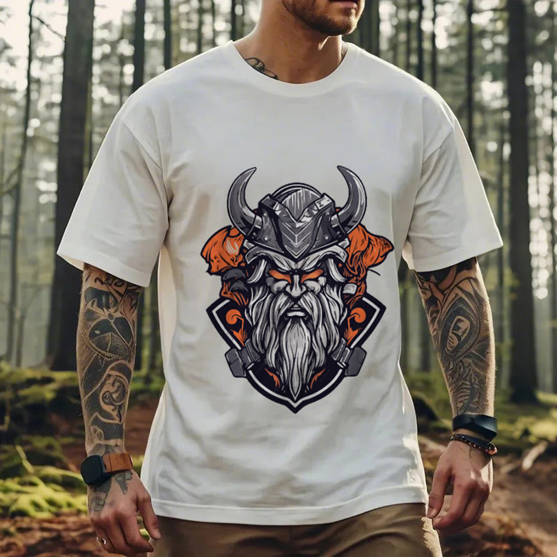 WorldNorse The Helmet Of Norse God T-Shirt