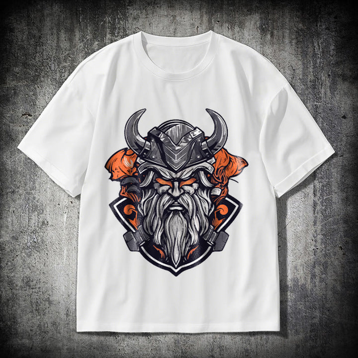 WorldNorse The Helmet Of Norse God T-Shirt - White - 2XL - image 9