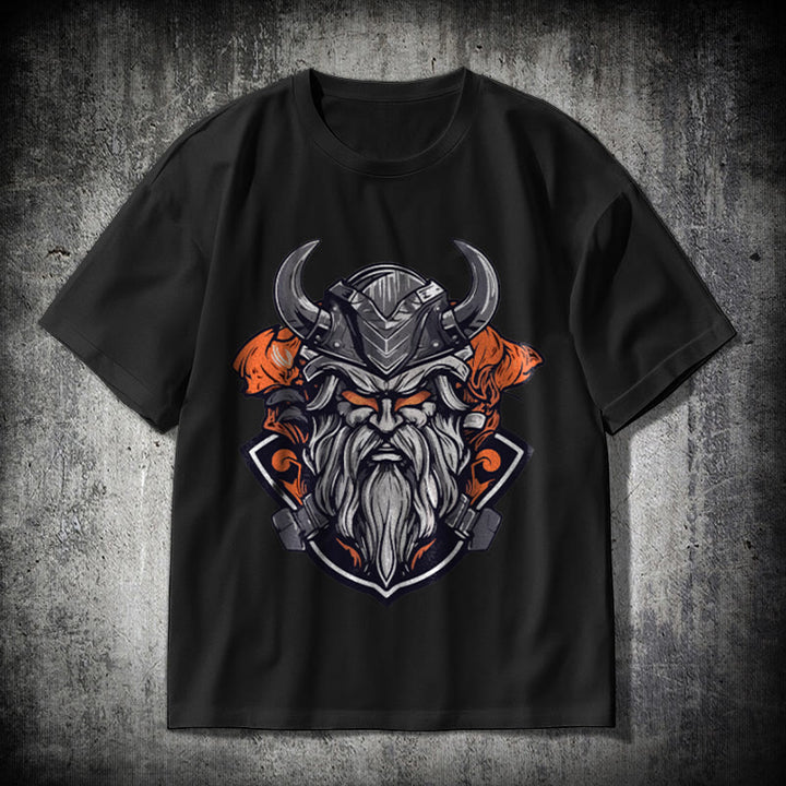 WorldNorse The Helmet Of Norse God T-Shirt - Black - 2XL - image 0