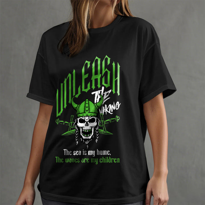 WorldNorse Skull Warrior Turbulent T-Shirt - image 6