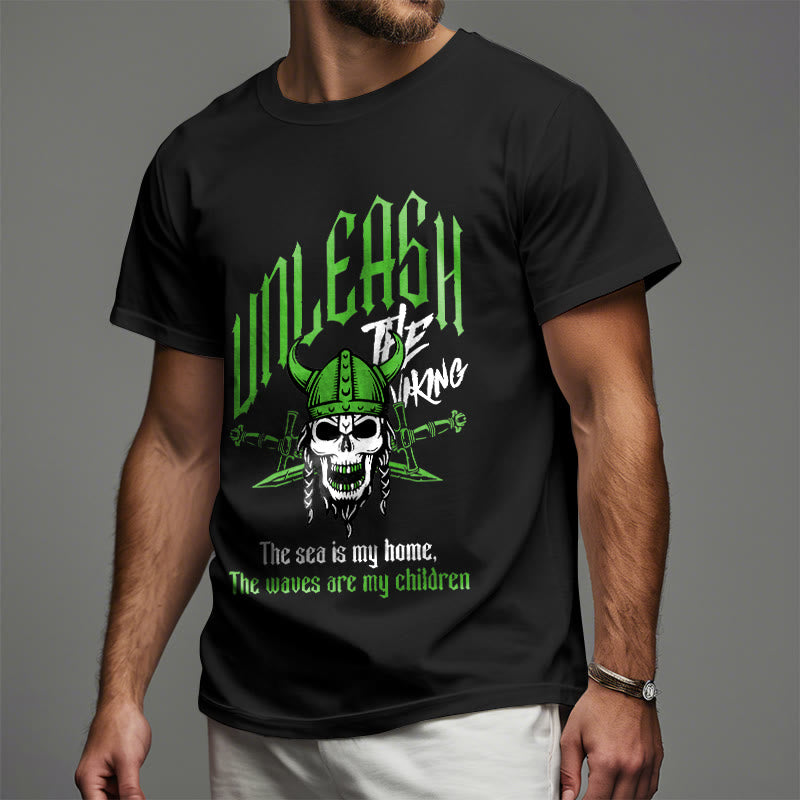 WorldNorse Skull Warrior Turbulent T-Shirt - image 3