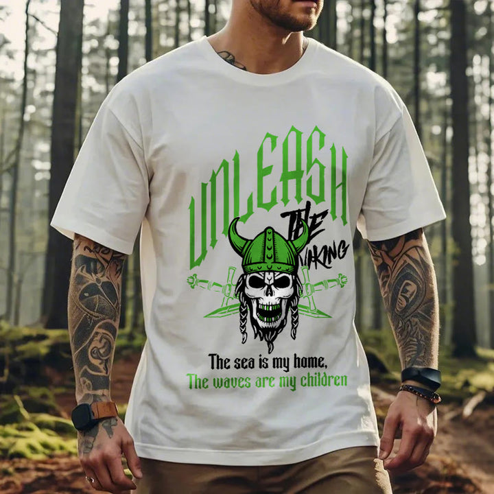 WorldNorse Skull Warrior Turbulent T-Shirt - image 13