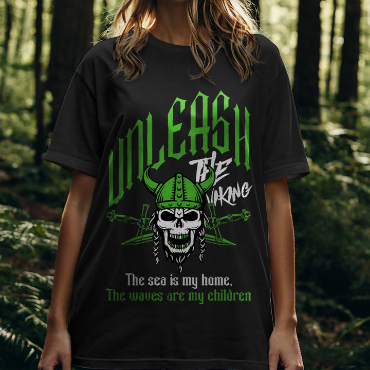 WorldNorse Skull Warrior Turbulent T-Shirt - image 7