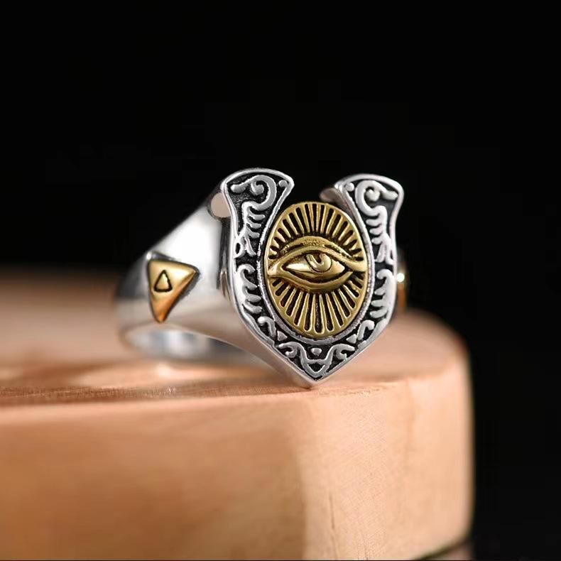 WorldNorse Eye Of Providence Horus Ring