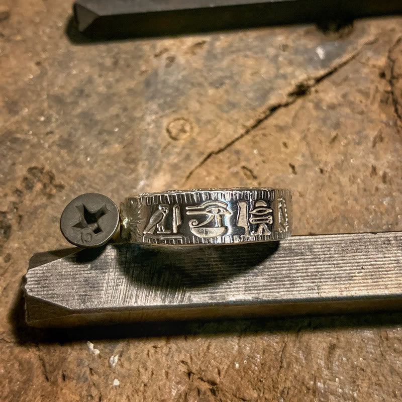 WorldNorse Egyptian Eye of Horus Ring