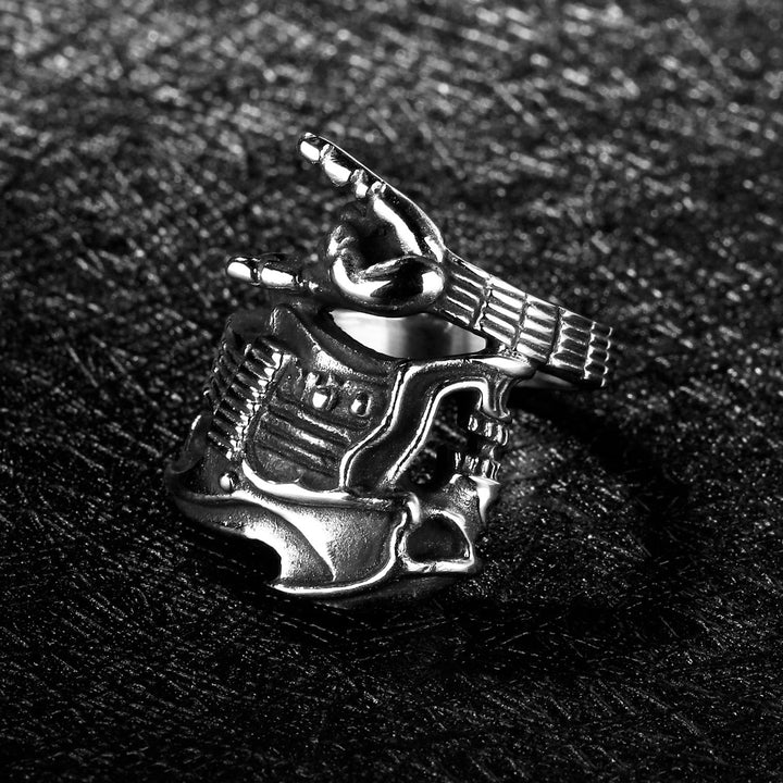 WorldNorse Punk Hand Gesture Guitar Ring