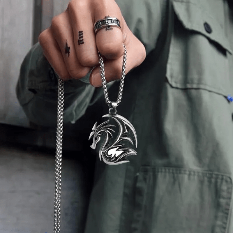 WorldNorse Norse Dragon Carving Necklace - image 2