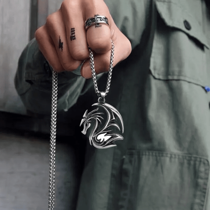 WorldNorse Norse Dragon Carving Necklace - image 2