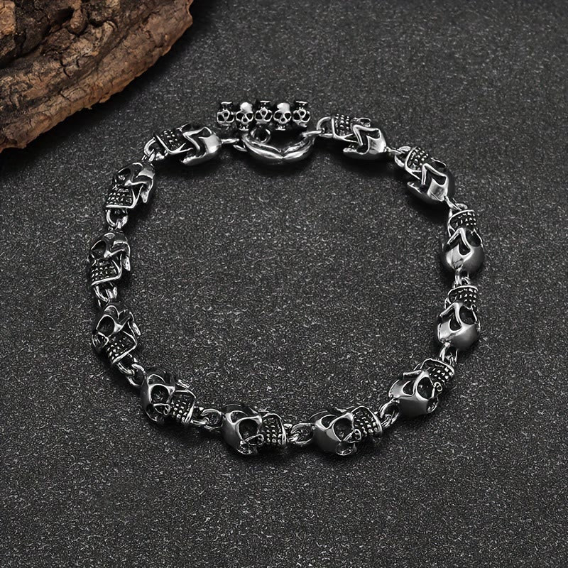 WorldNorse Demon Skull Skeleton Bracelet - image 7