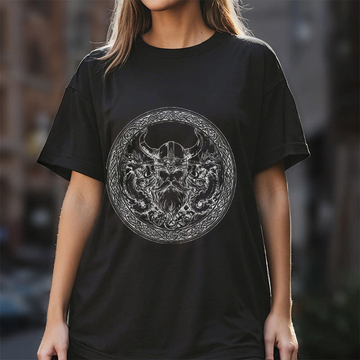 WorldNorse Celtic Knot Power Odin God T-shirt