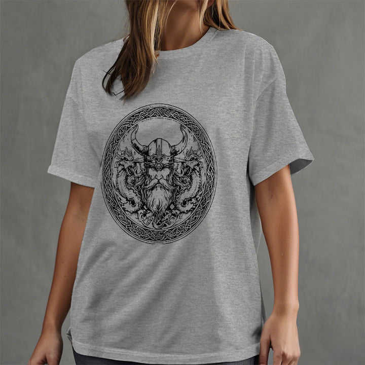 WorldNorse Celtic Knot Power Odin God T-shirt