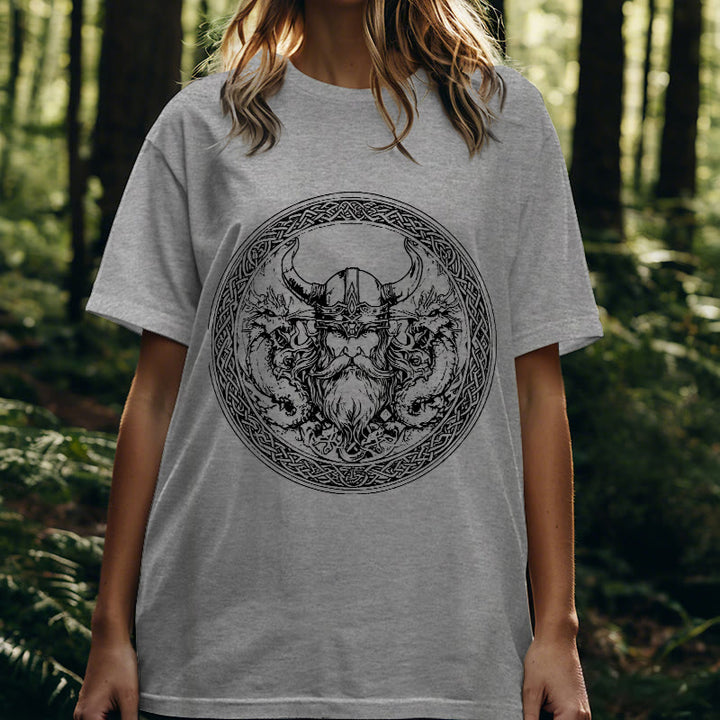 WorldNorse Celtic Knot Power Odin God T-shirt