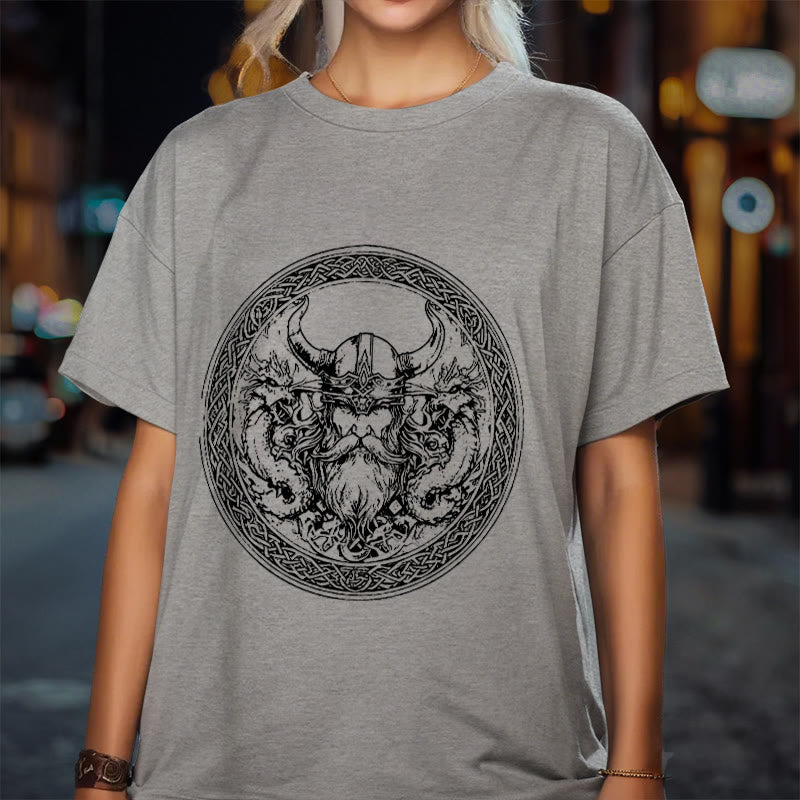 WorldNorse Celtic Knot Power Odin God T-shirt