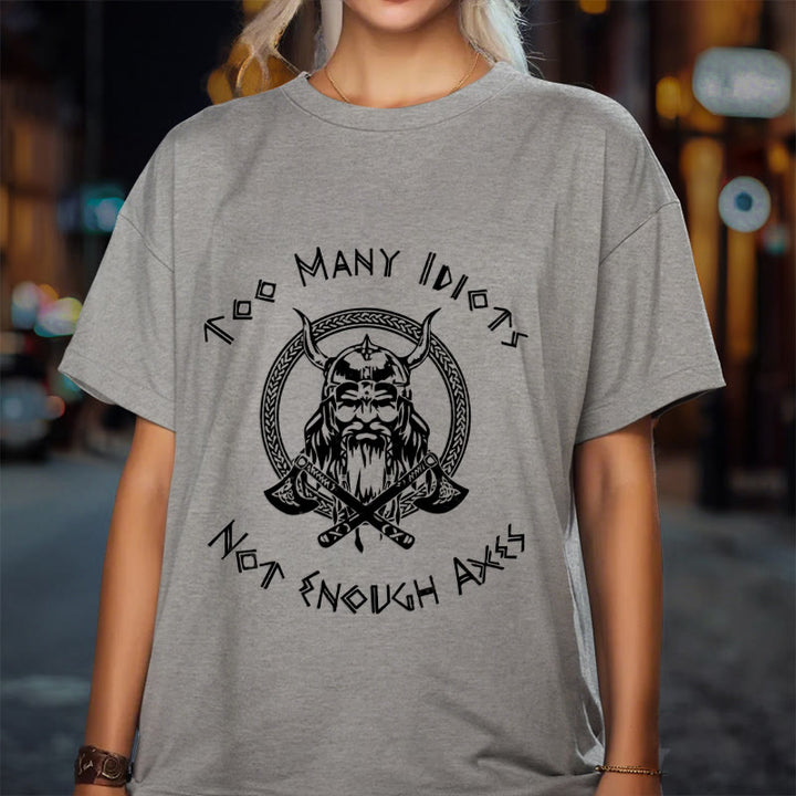 WorldNorse Viking Rune With Warrior Axe T-shirt - image 26