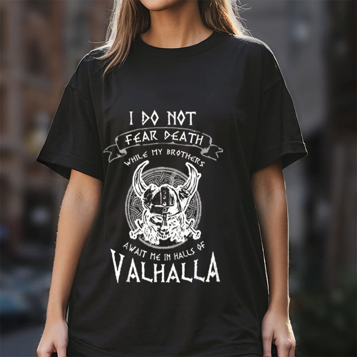 WorldNorse Do Not Fear Death Valhalla T-shirt - image 8