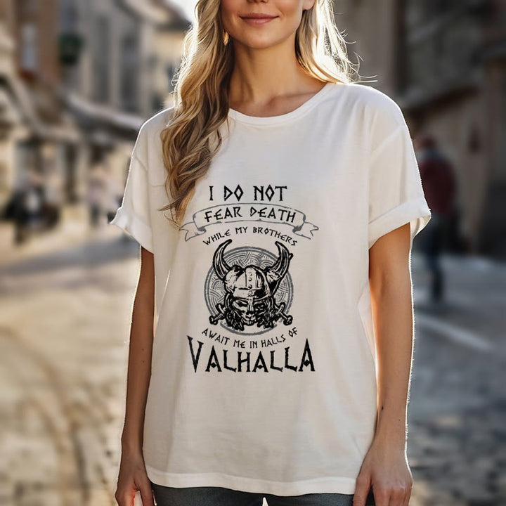 WorldNorse Do Not Fear Death Valhalla T-shirt - image 17
