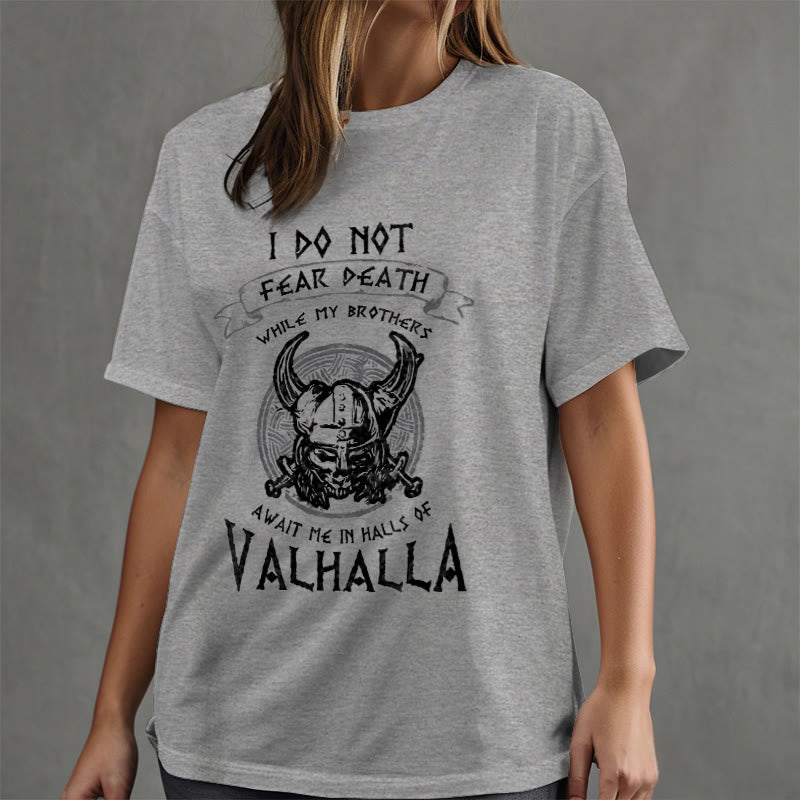 WorldNorse Do Not Fear Death Valhalla T-shirt - image 24