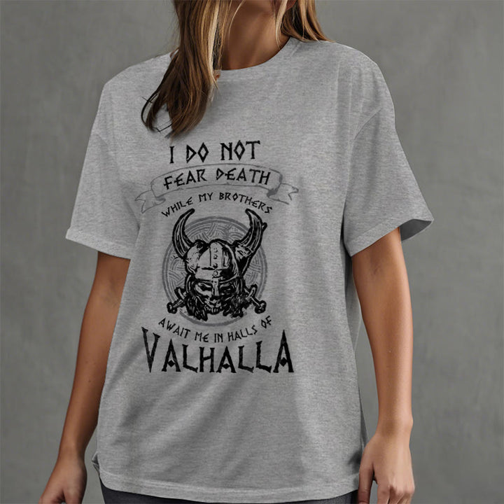 WorldNorse Do Not Fear Death Valhalla T-shirt - image 24