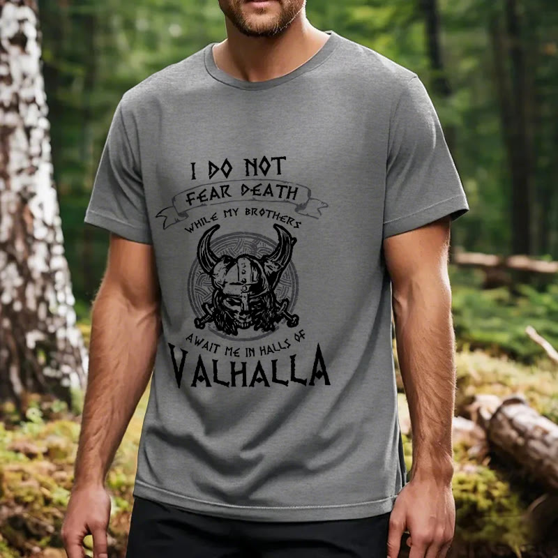 WorldNorse Do Not Fear Death Valhalla T-shirt - image 22