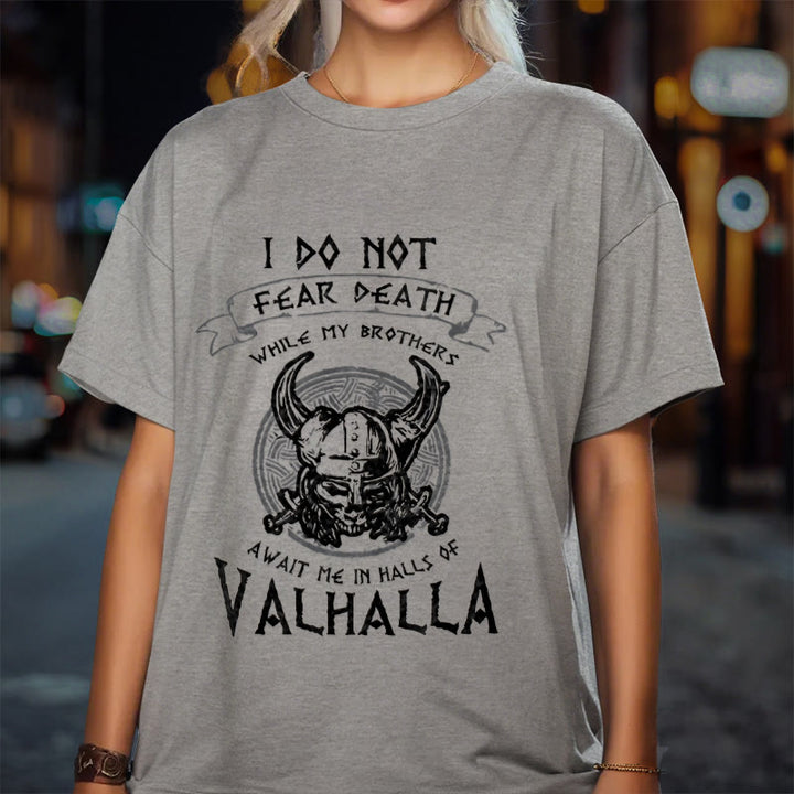 WorldNorse Do Not Fear Death Valhalla T-shirt - image 26