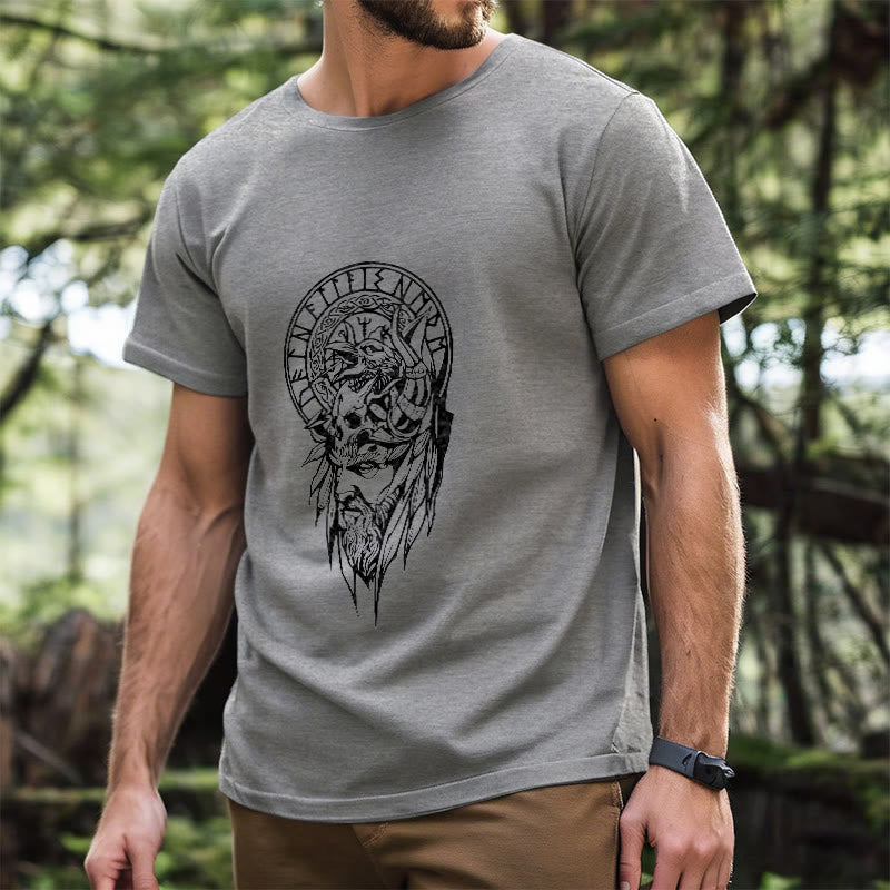 WorldNorse Vegvisir Wolve Celtic T-shirt