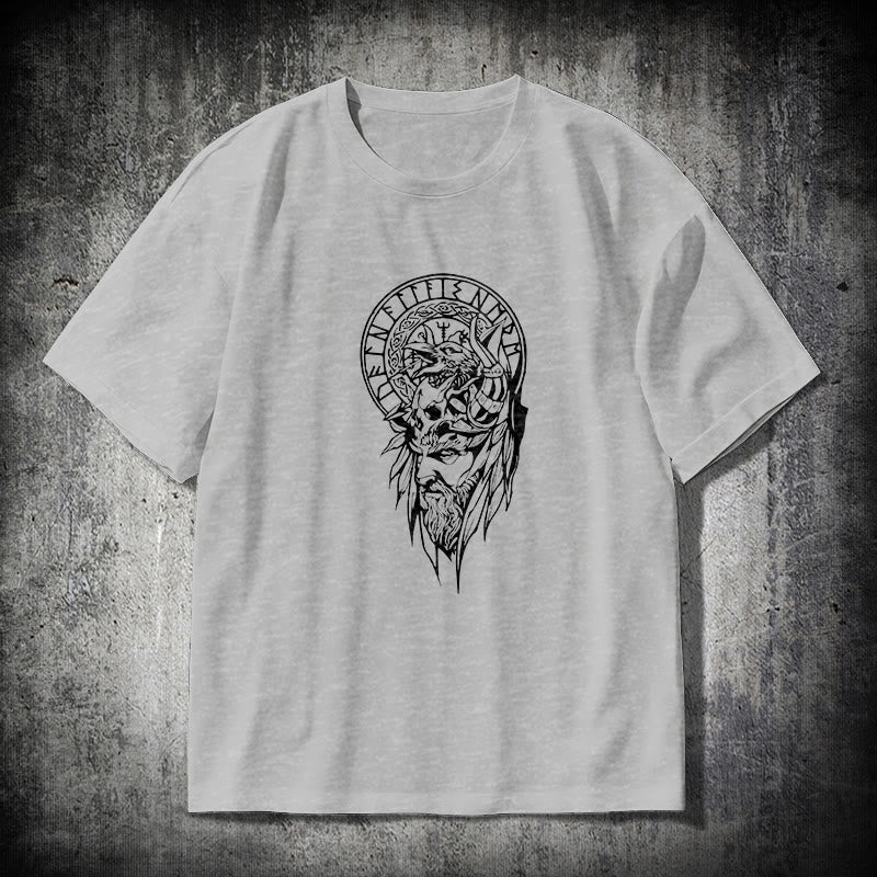 WorldNorse Vegvisir Wolve Celtic T-shirt