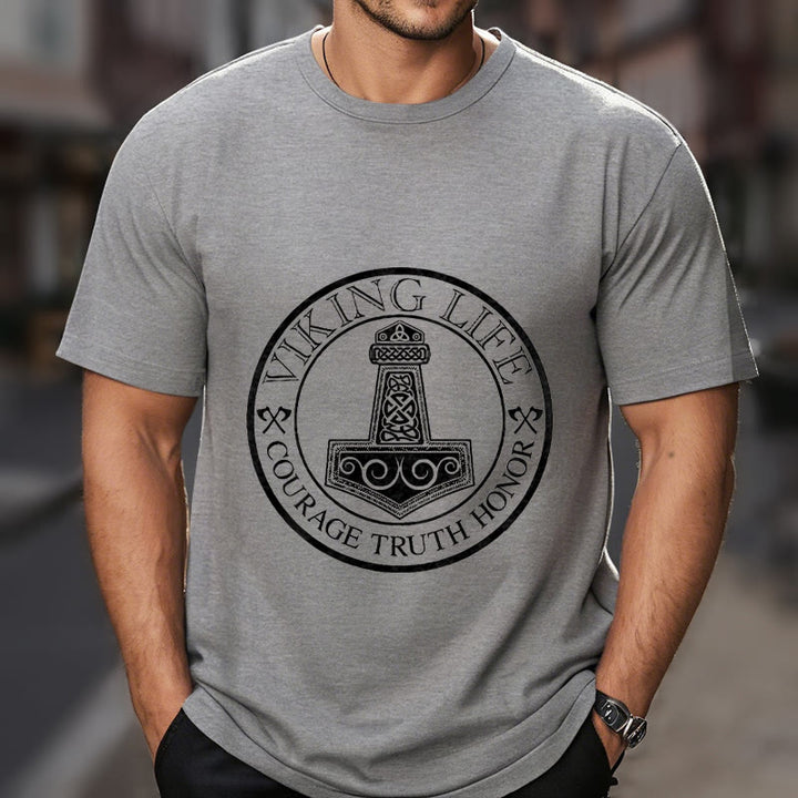 WorldNorse Viking Honor Thor's Hammer T-shirt - image 23