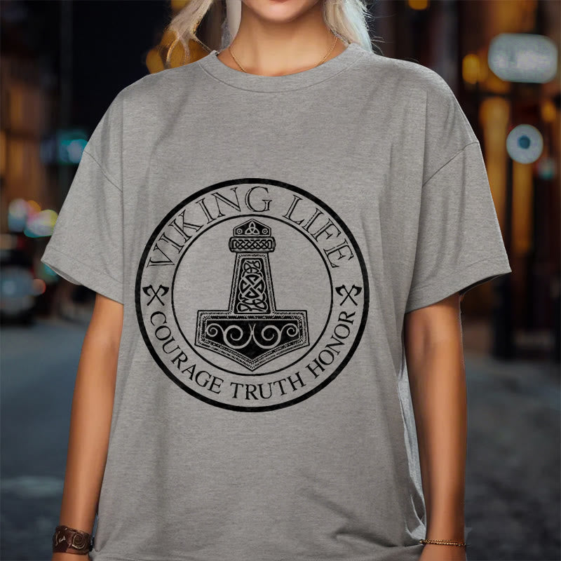 WorldNorse Viking Honor Thor's Hammer T-shirt - image 26