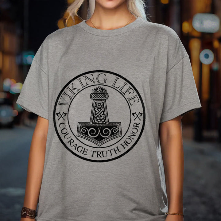 WorldNorse Viking Honor Thor's Hammer T-shirt - image 26