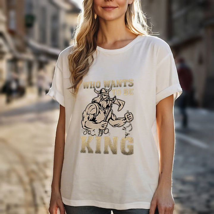 WorldNorse Viking King Of Warrior T-shirt