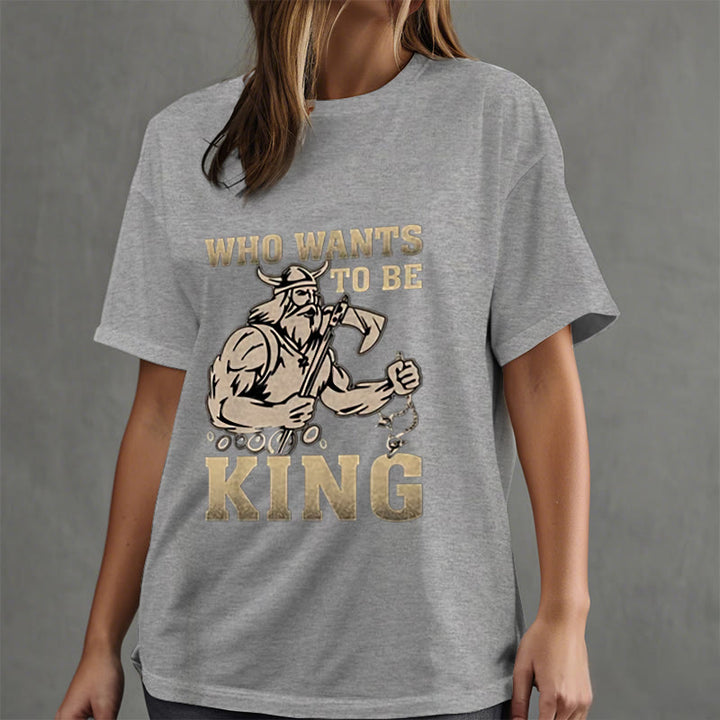 WorldNorse Viking King Of Warrior T-shirt