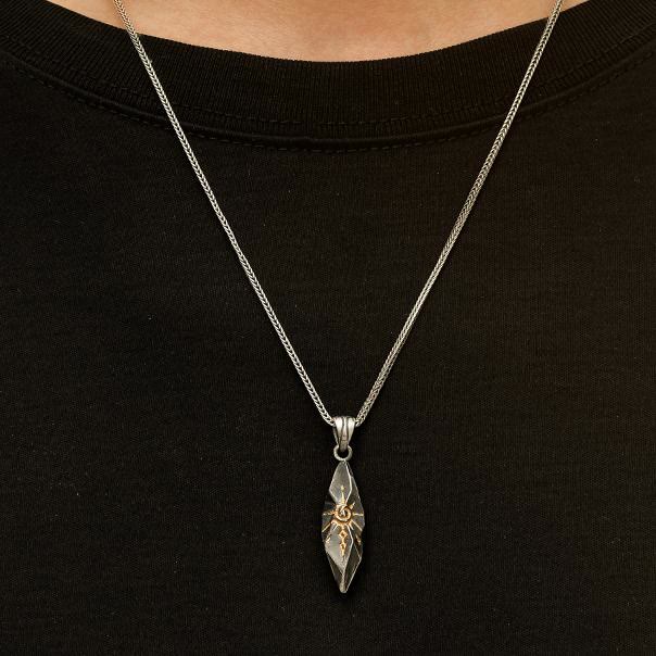 WorldNorse 925 Sterling Silver Wishing Stone Necklace - image 9