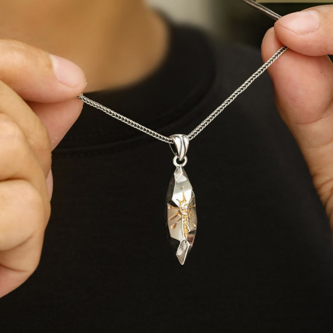 WorldNorse Handcrafted 925 Silver Wishing Stone Necklace - image 2