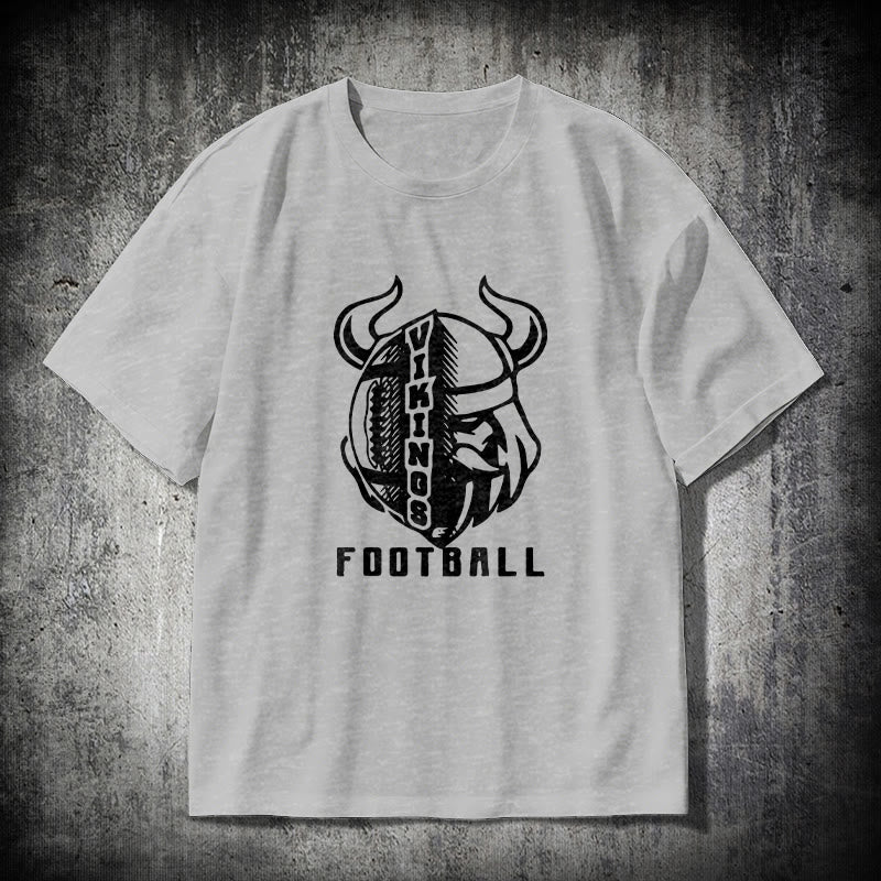 WorldNorse Vikings Football Empire T-shirt - Grey - 2XL - image 18
