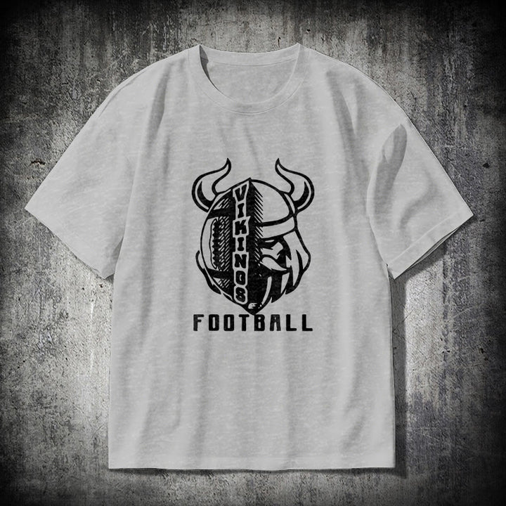 WorldNorse Vikings Football Empire T-shirt - Grey - 2XL - image 18