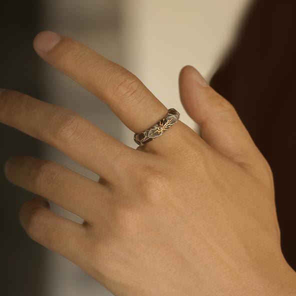 WorldNorse Handcrafted 925 Silver Wishing Stone Ring - image 4