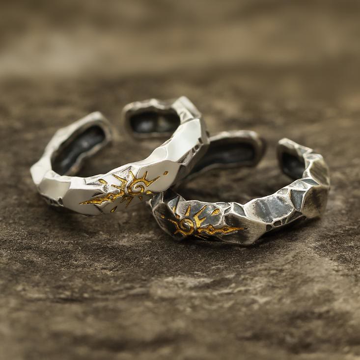 WorldNorse 925 Sterling Silver Wishing Stone Ring - image 8