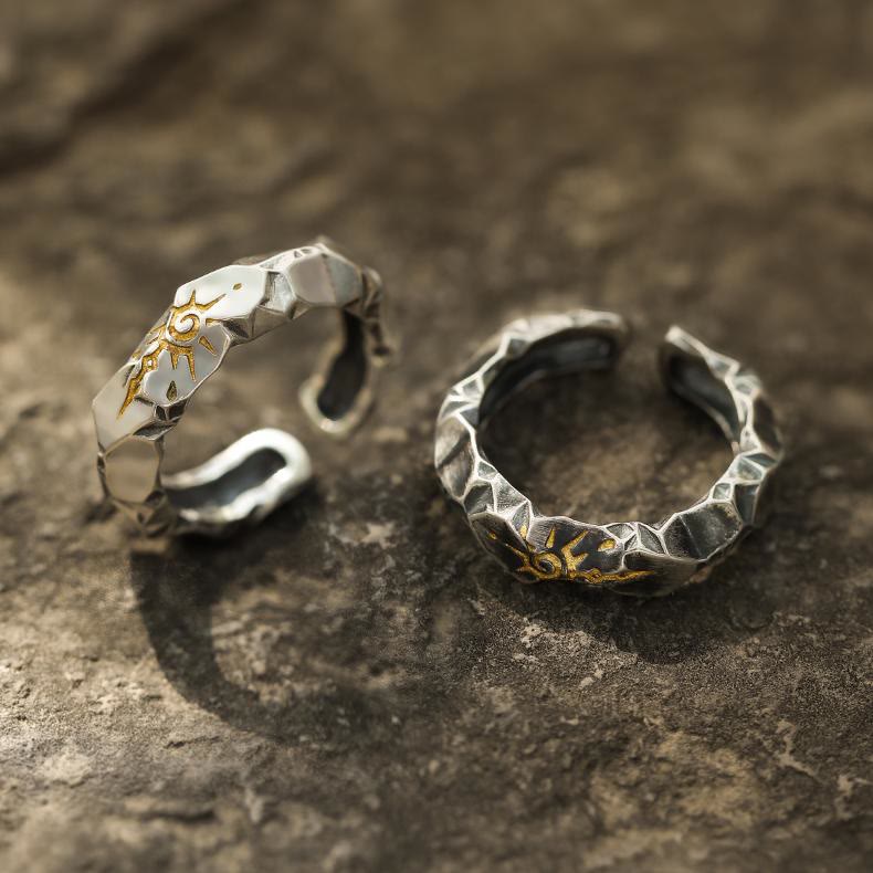 WorldNorse 925 Sterling Silver Wishing Stone Ring - image 9