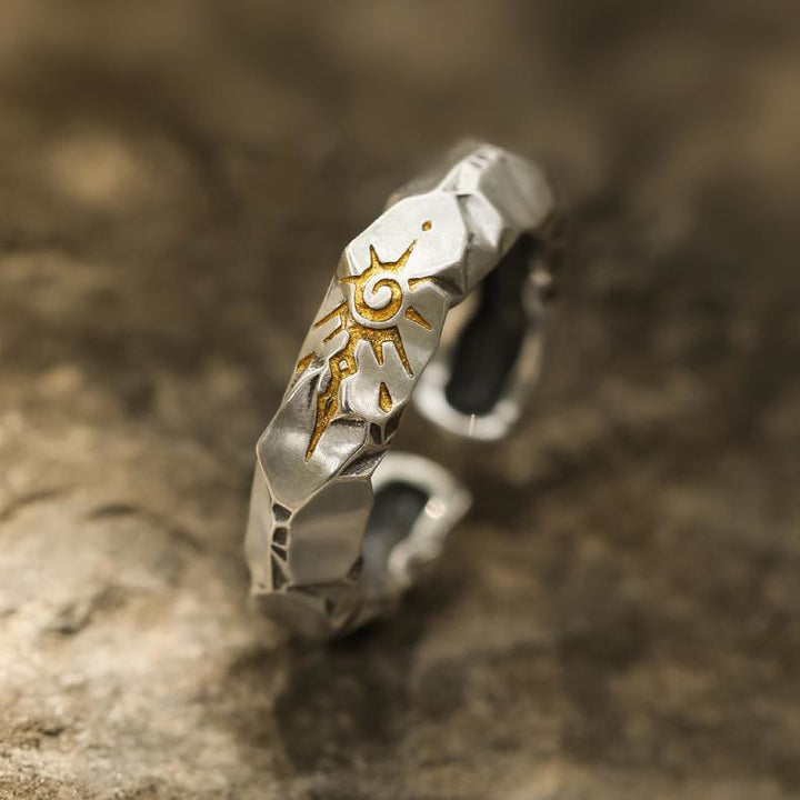 WorldNorse 925 Sterling Silver Wishing Stone Ring - Silver - image 0