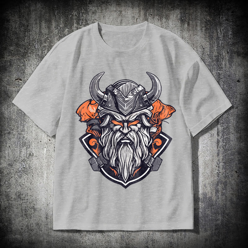 WorldNorse The Helmet Of Norse God T-Shirt - Grey - 2XL - image 18