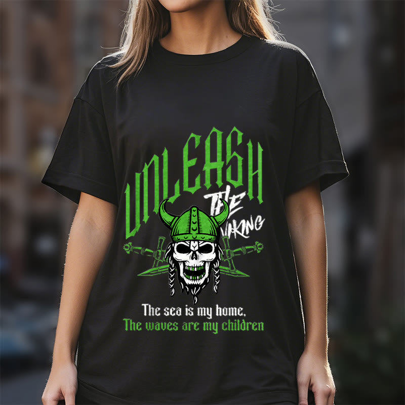 WorldNorse Skull Warrior Turbulent T-Shirt - image 8