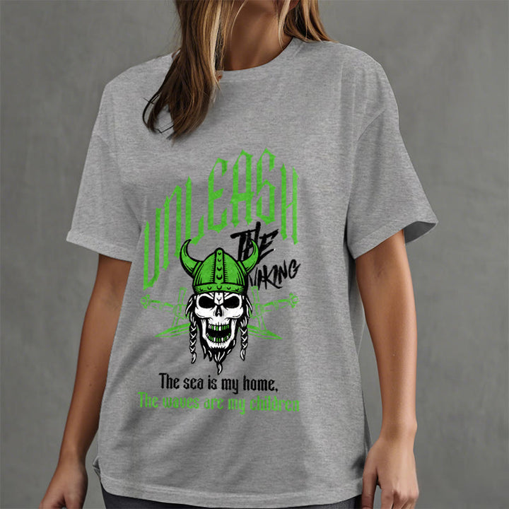 WorldNorse Skull Warrior Turbulent T-Shirt