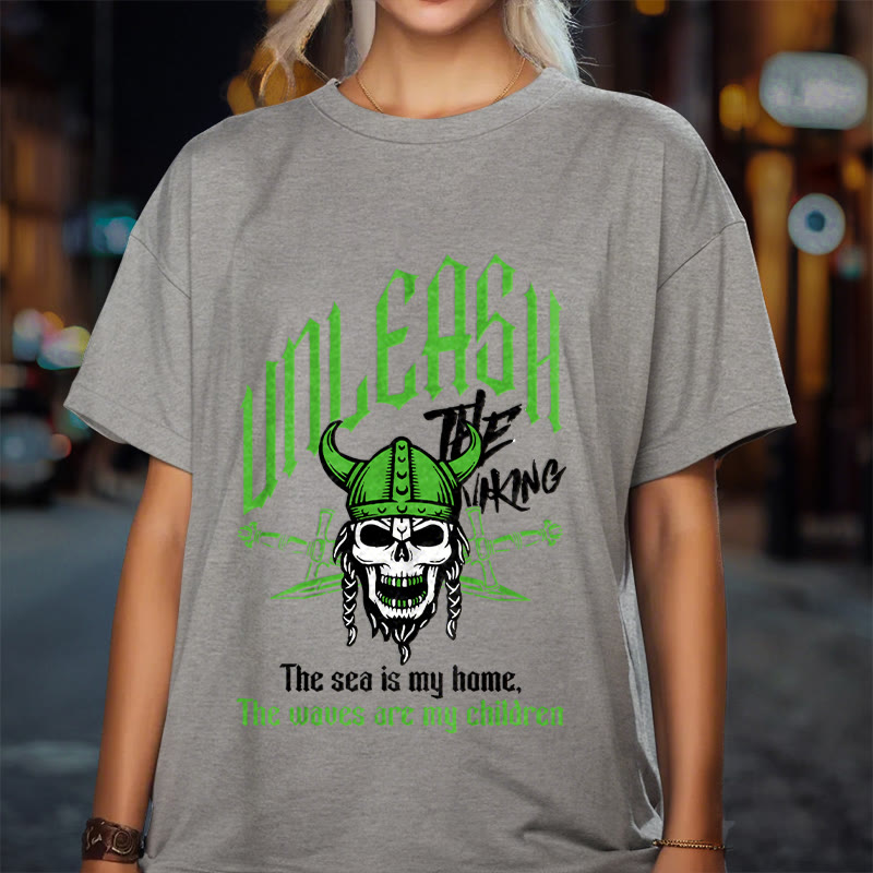 WorldNorse Skull Warrior Turbulent T-Shirt - image 26