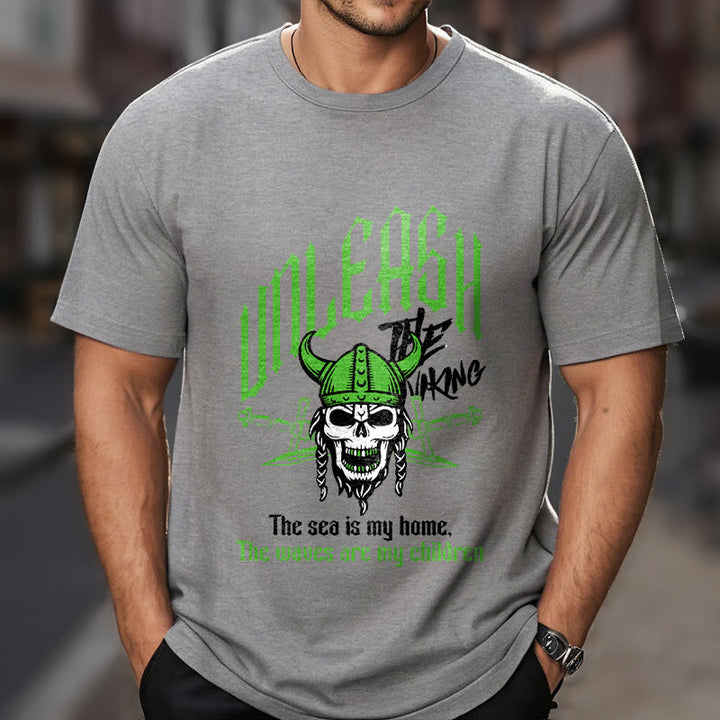 WorldNorse Skull Warrior Turbulent T-Shirt - image 23