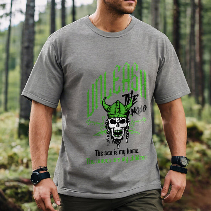 WorldNorse Skull Warrior Turbulent T-Shirt - image 22