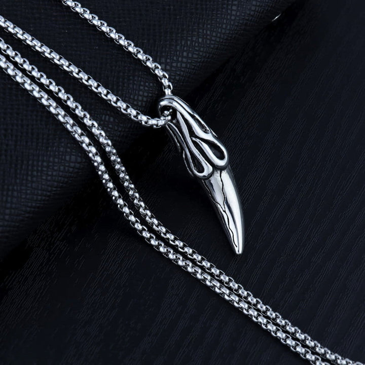 WorldNorse Vintage Wolf Tooth Necklace