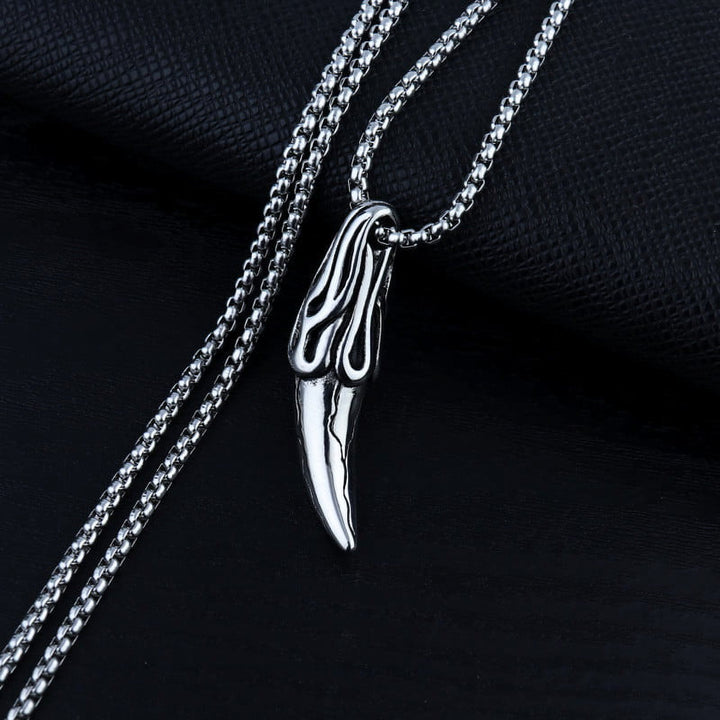 WorldNorse Vintage Wolf Tooth Necklace